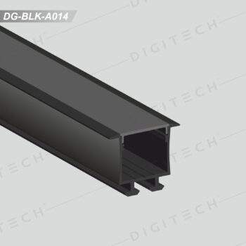 DG-BLK-A014 Black Led Profile