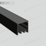 DG-BLK-A019 Black Led Profile