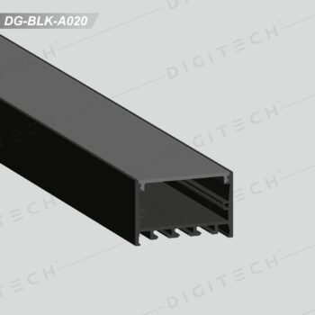 DG-BLK-A020 Black Led Profile