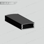 DG-BLK-A006 Black Led Profile