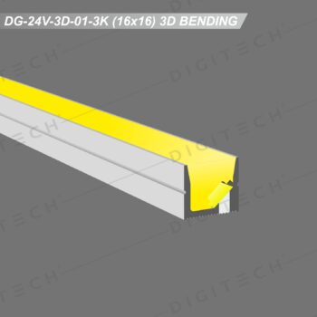 DG-24V-3D-01-3K 3D Bending TOP VIEW (16 X 16) IP68 Waterproof Flex
