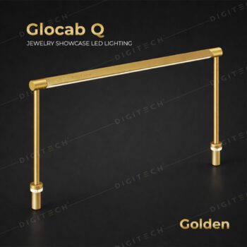 Glocab Q Golden Jewellery Showcase Lighting