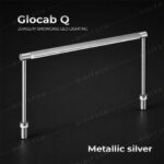 Glocab Q Metallic Silver Jewellery Showcase Lighting